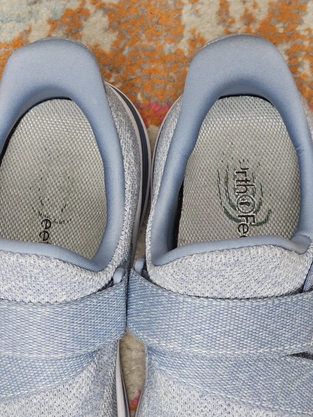 Orthofeet Women’s Size 8 X-Wide EE Hands Free Naya Blue Walking Shoes 80052